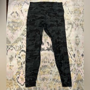 Lululemon align green camo leggings, size 10.